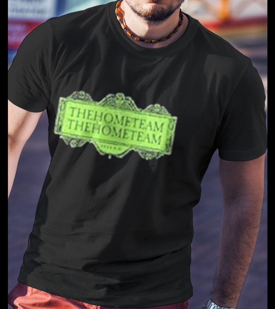 The Home Team Beetlejuice Beetlejuice Vintage Green Text T-Shirt