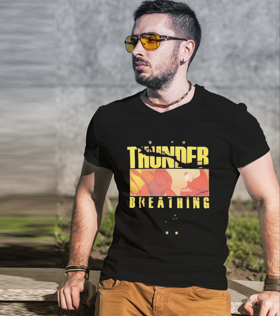 Thunder Breathing First Form Thunderclap And Flash Anime T-Shirt
