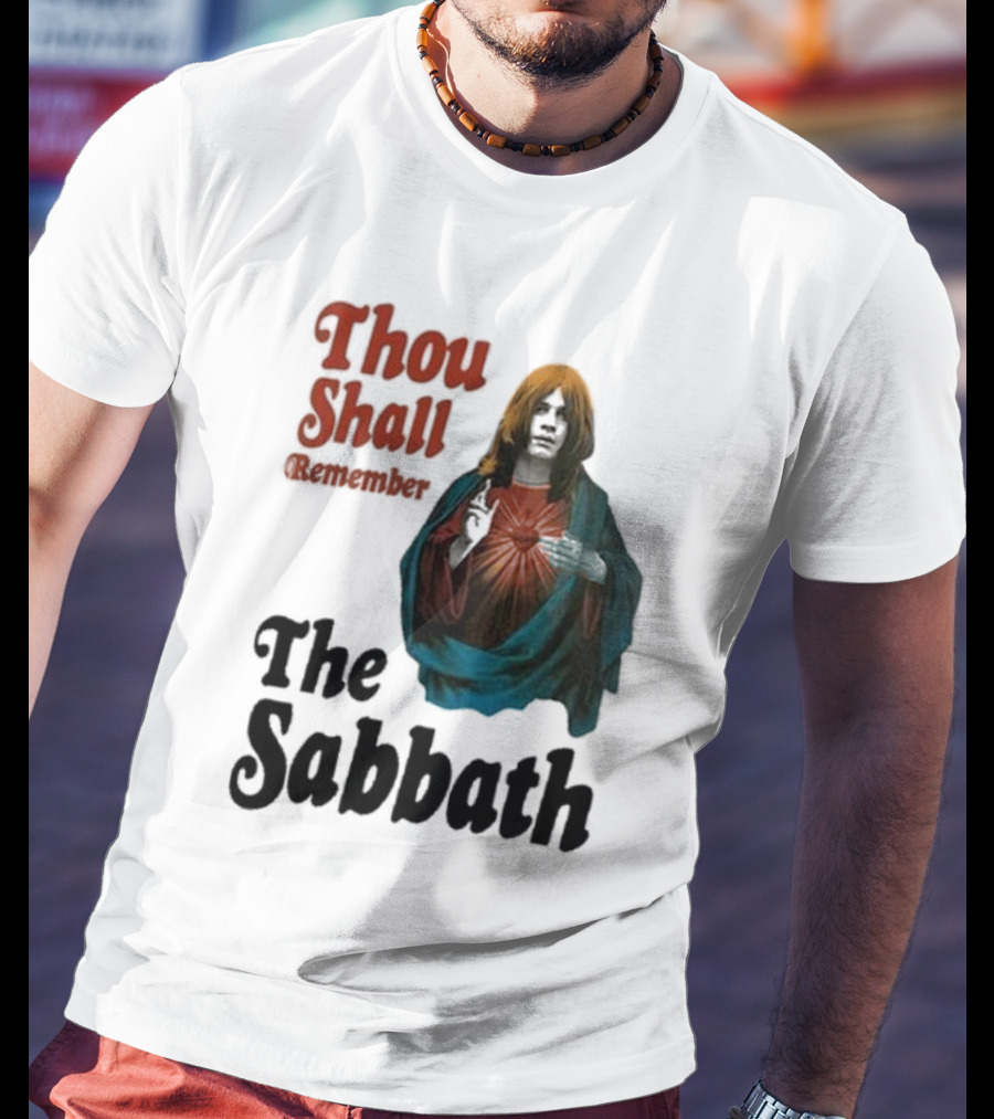 Thou Shall Remember The Sabbath Black Sabbath T-Shirt