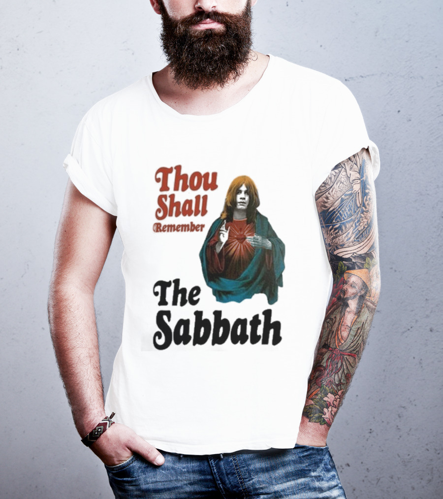 Thou Shall Remember The Sabbath Black Sabbath T-Shirt