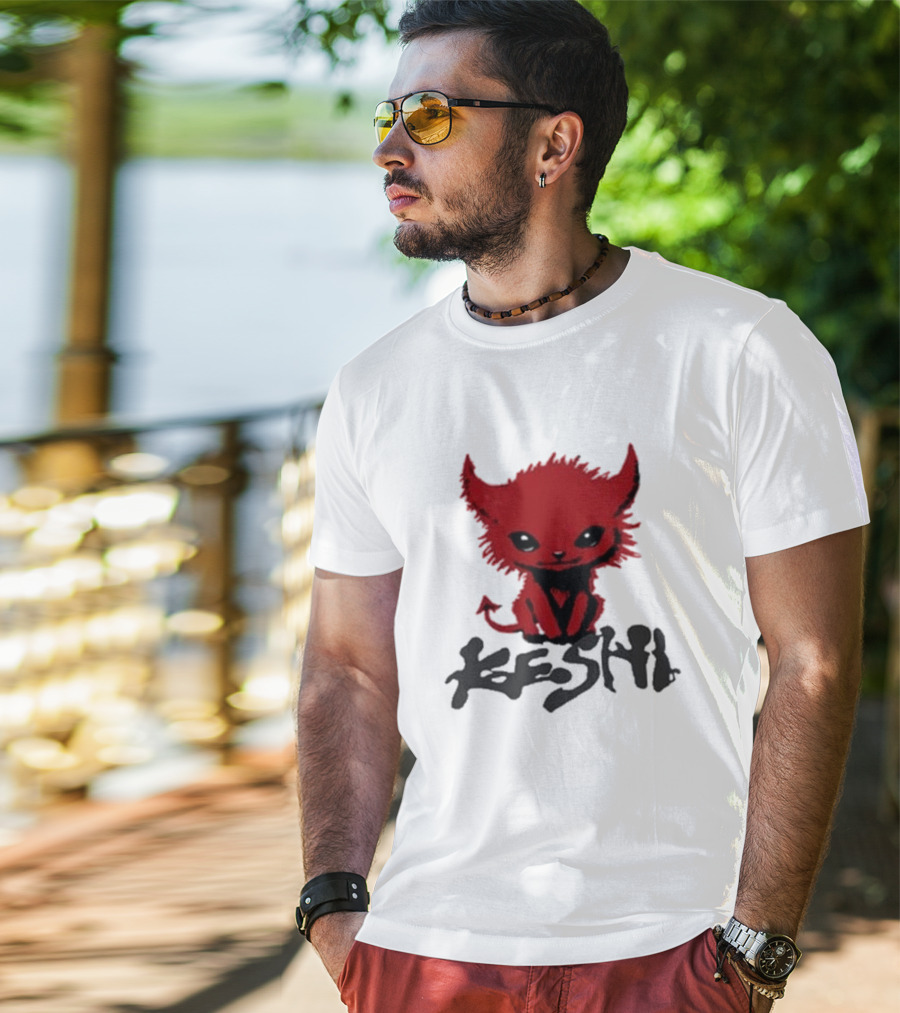 Keshi Red Devil Monster Character T-Shirt