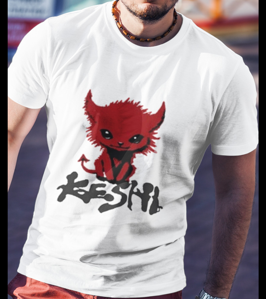 Keshi Red Devil Monster Character T-Shirt