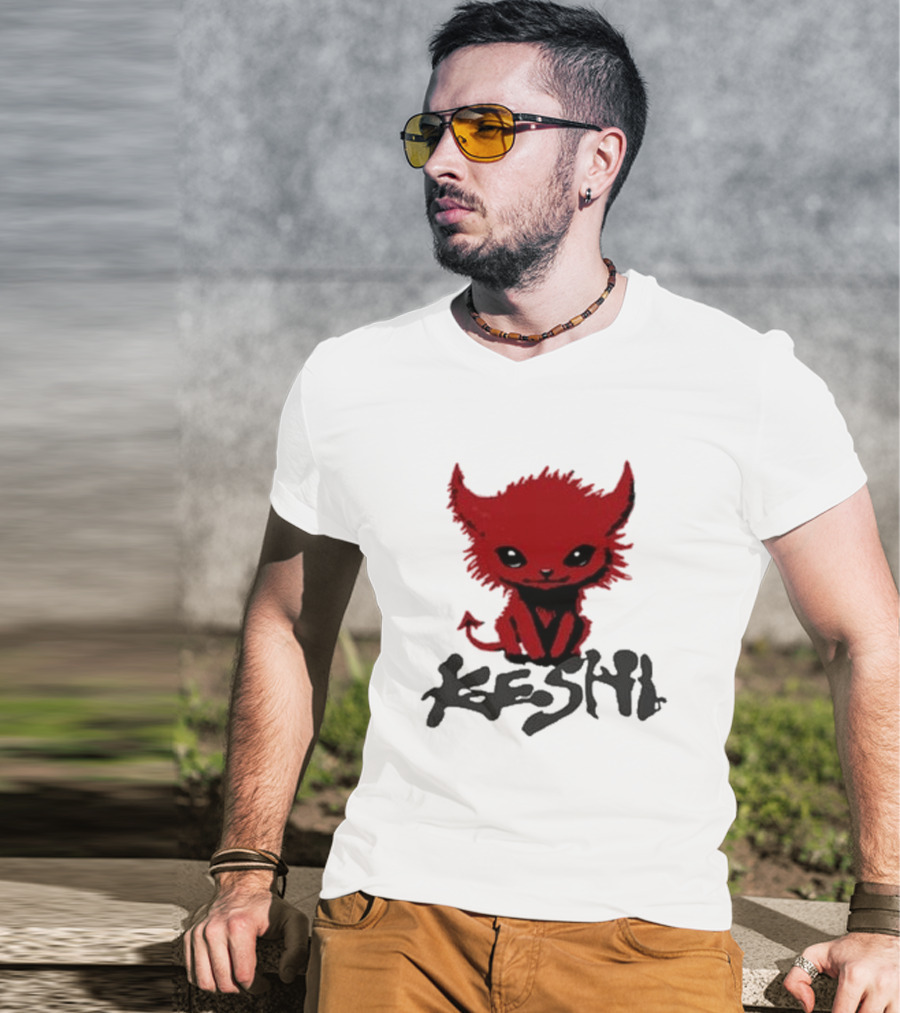 Keshi Red Devil Monster Character T-Shirt