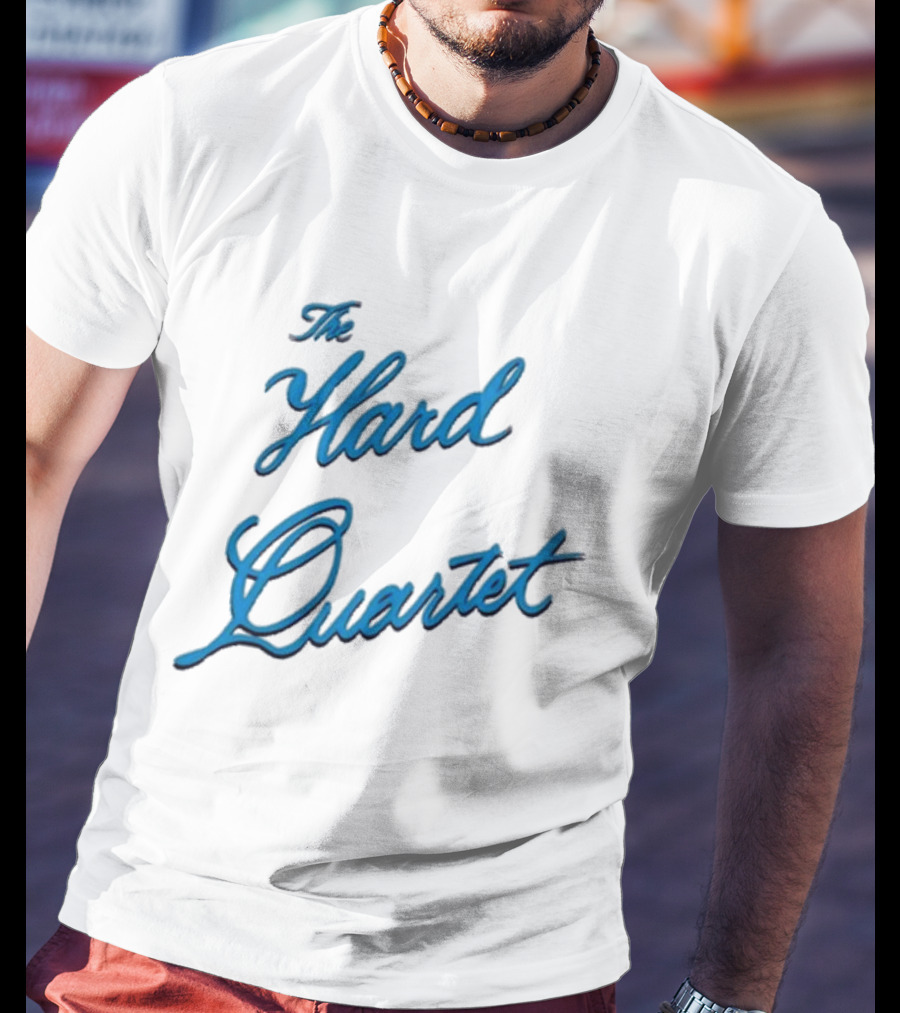 The Hard Quartet Band Blue T-Shirt