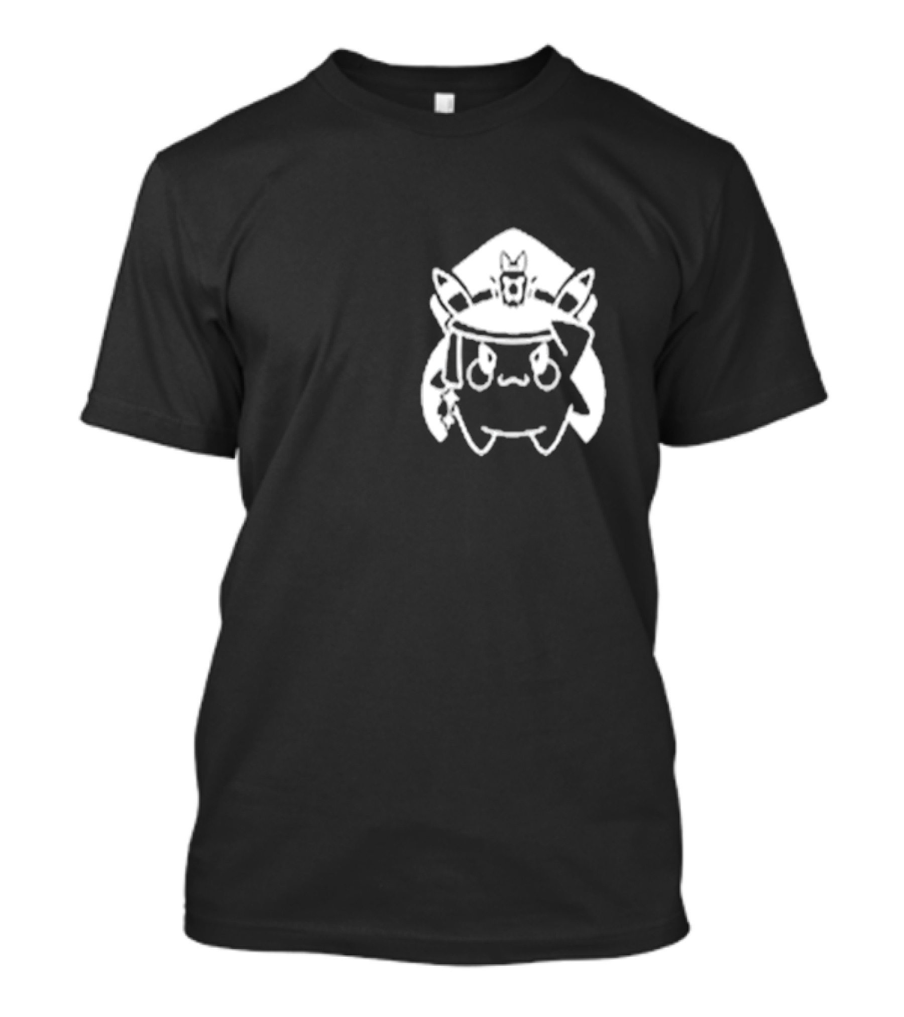 Matara Kan Store Cadet Momo Pikachu Hat Cat Ears Patch T-Shirt