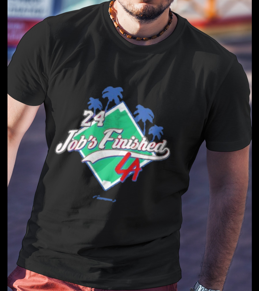 24 Job's Finished LA Palms Green Diamond T-Shirt