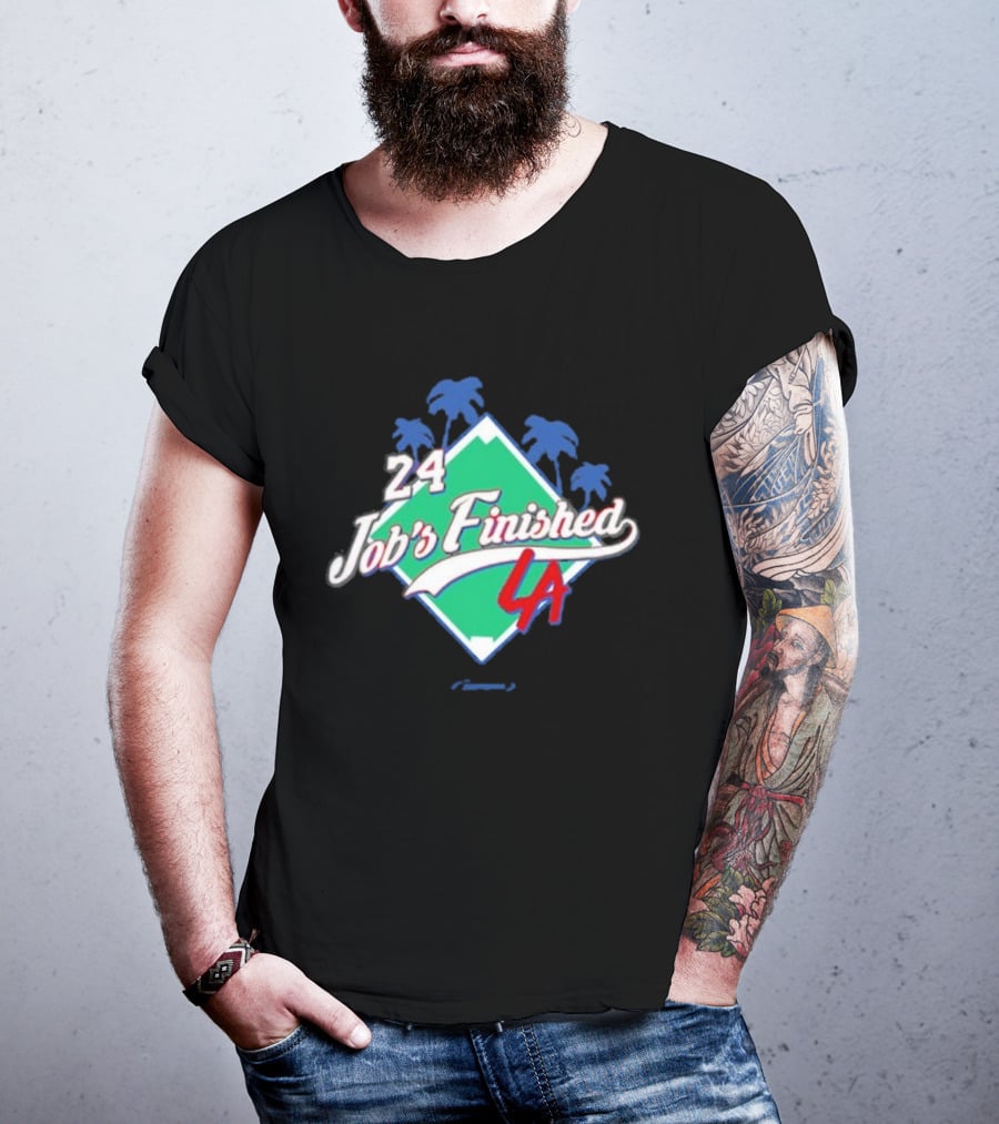 24 Job's Finished LA Palms Green Diamond T-Shirt