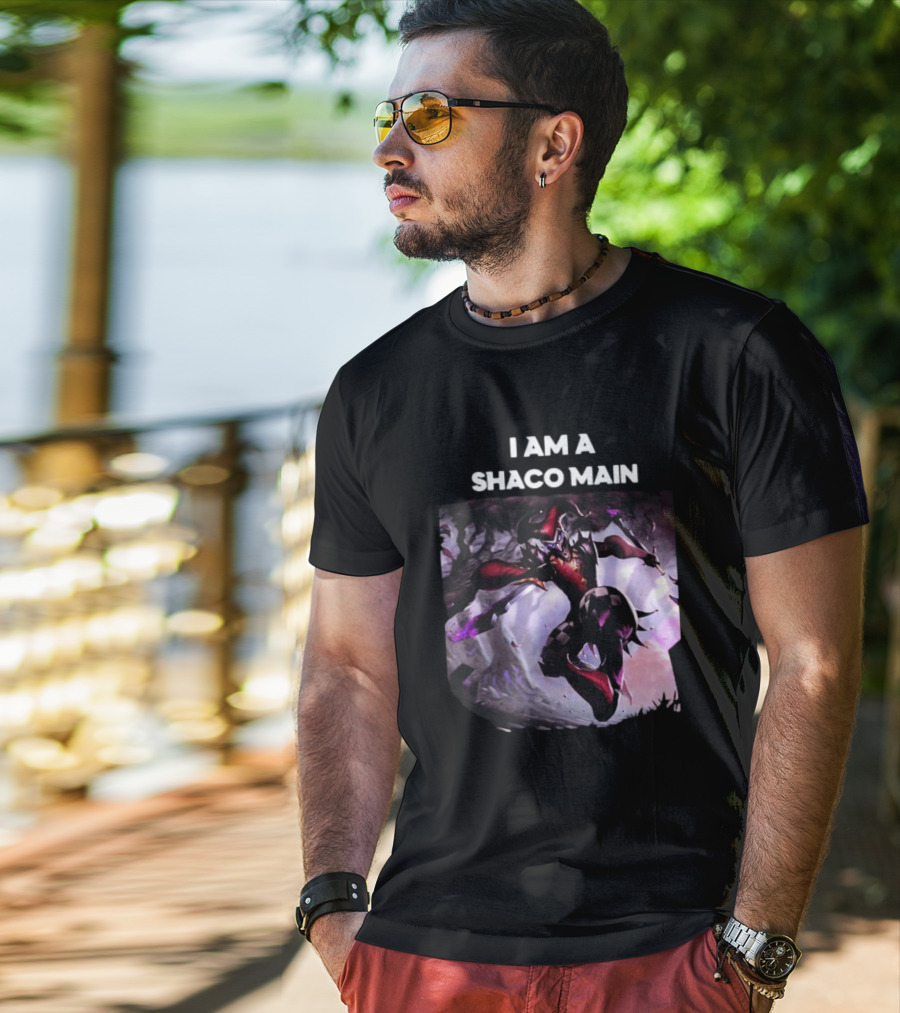 I Am A Shaco Main Why So Serious League Of Legends Character Joker T-Shirt