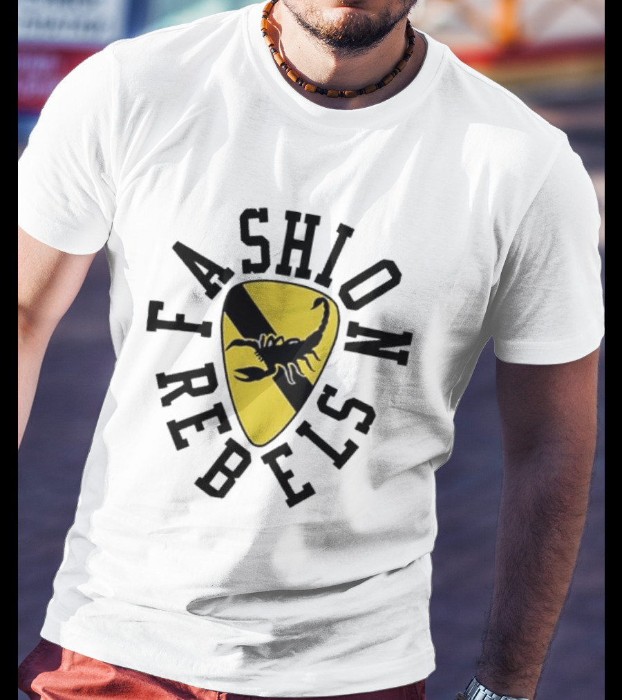 Fashion Rebels Mia Hall Loves The Kids Scorpion Shield T-Shirt