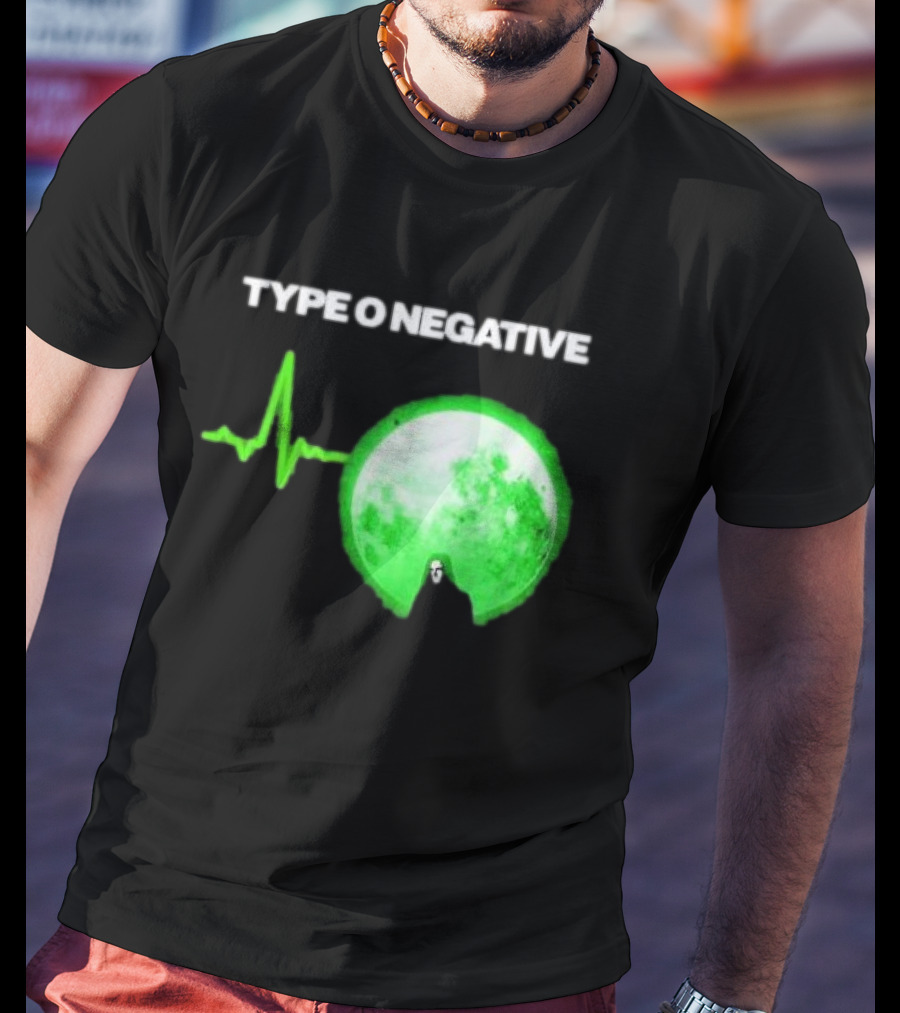 TYPE O NEGATIVE Green Moon Heartbeat T-Shirt