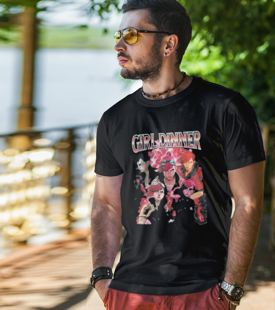 Girl Dinner Vi Arcane Characters T-Shirt