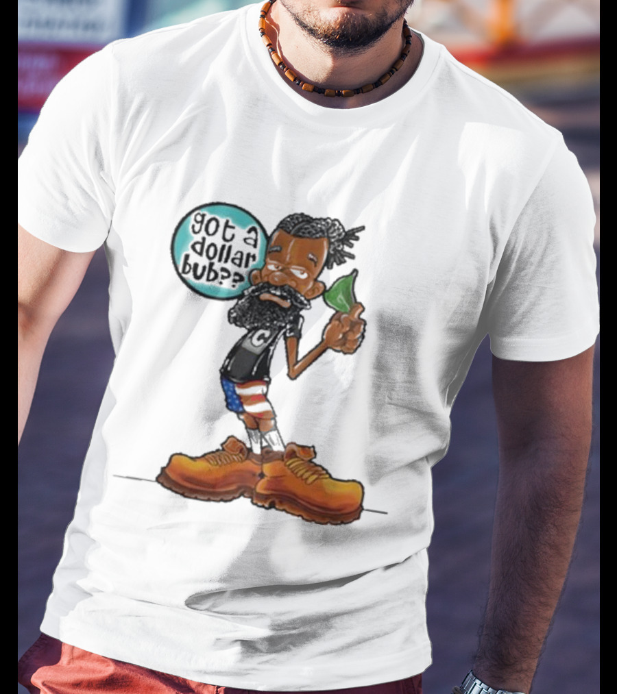 Got A Dollar Bub American Flag Pants Big Shoes T-Shirt
