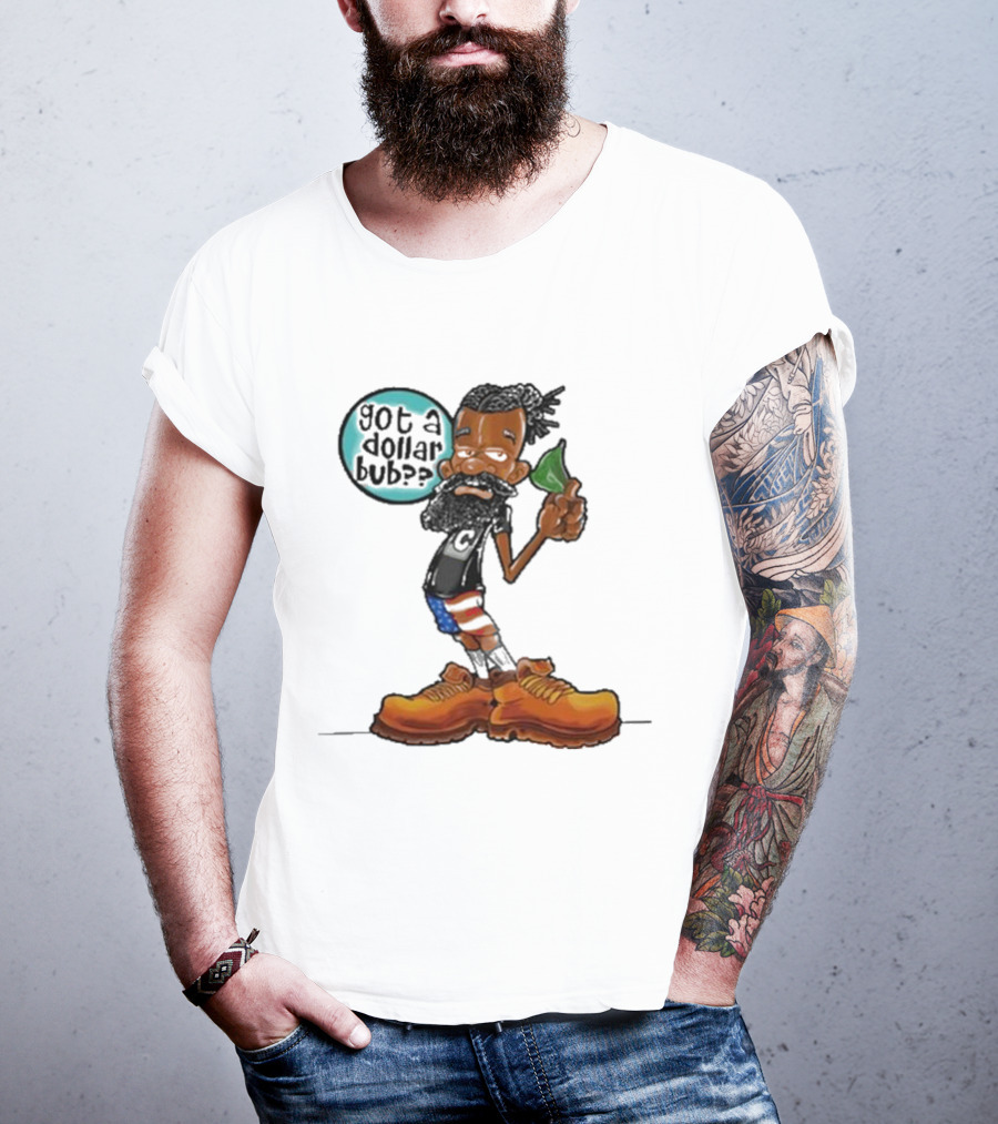 Got A Dollar Bub American Flag Pants Big Shoes T-Shirt
