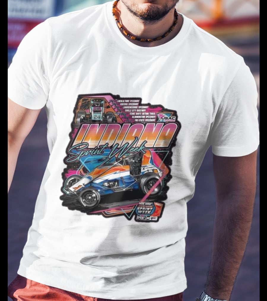 Indiana Sprint Week USAC Sprint Car Racing T-Shirt
