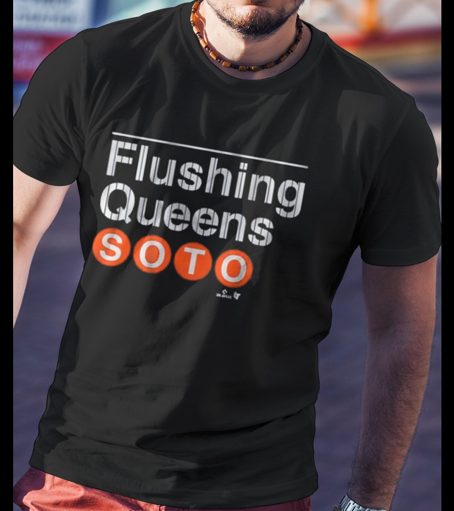 Flushing Queens Soto Subway Platform Sign T-Shirt
