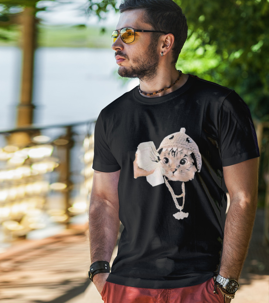 Shark Cat Solana SC Playful Money Jewelry T-Shirt