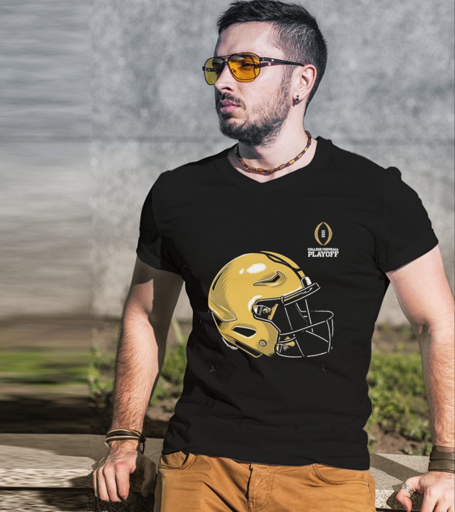 Notre Dame Fighting Irish College Football Playoff 2025 Helmet Iconic T-Shirt