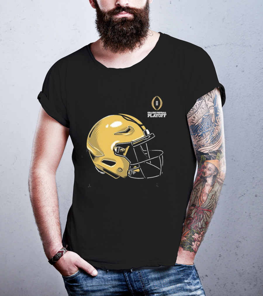 Notre Dame Fighting Irish College Football Playoff 2025 Helmet Iconic T-Shirt