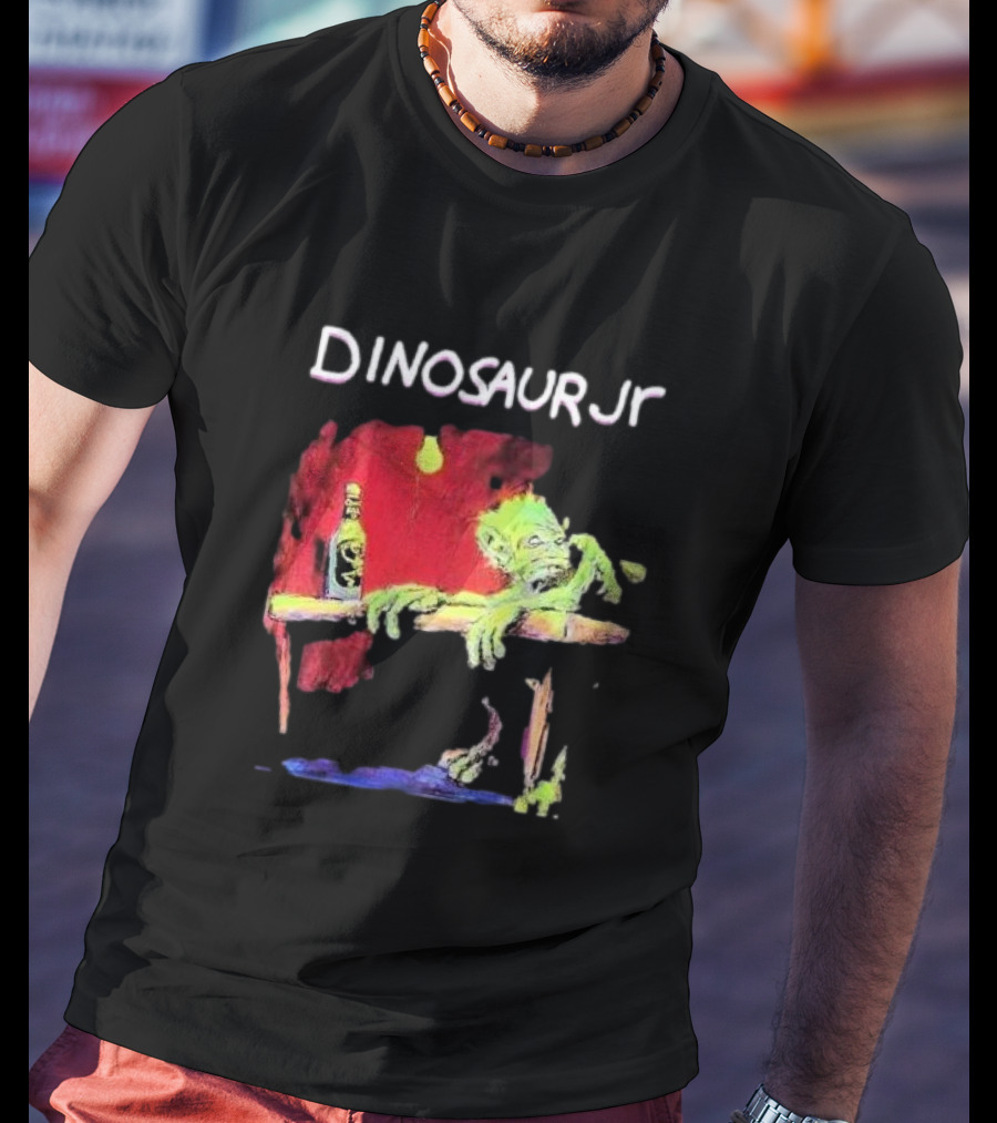 Dinosaur Jr Band Biography Bottled Creature Table Scene T-Shirt