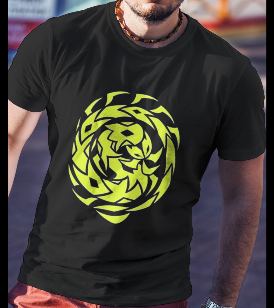 Greed Sigil Black And Yellow Spiral T-Shirt