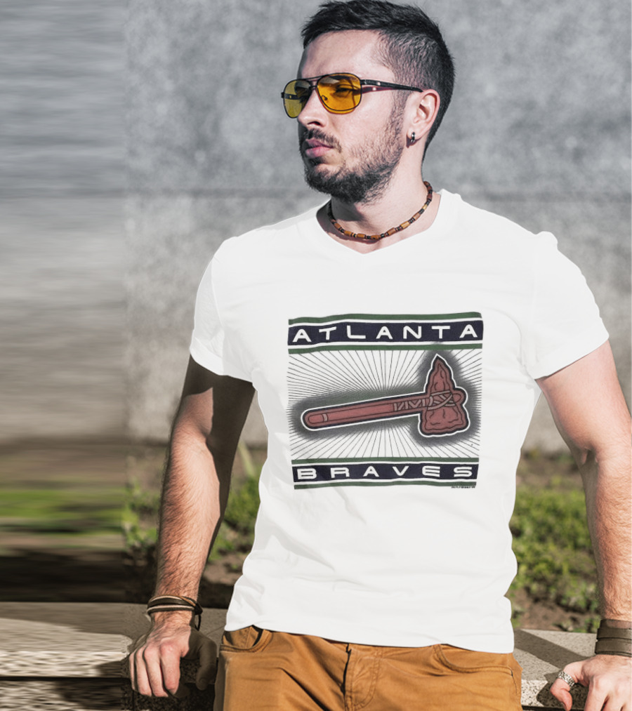 Atlanta Braves Tomahawk Iconic Pro Player T-Shirt
