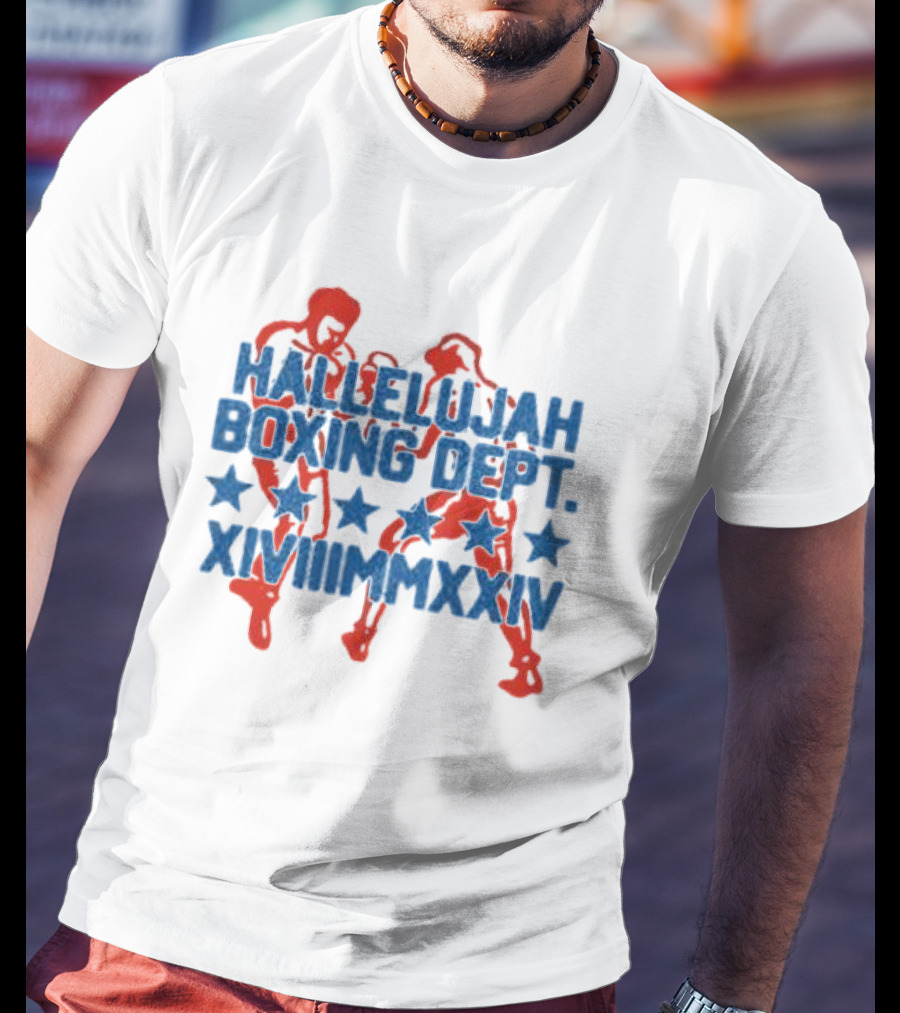 Hallelujah Boxing Dept XVIII MMXXIV T-Shirt