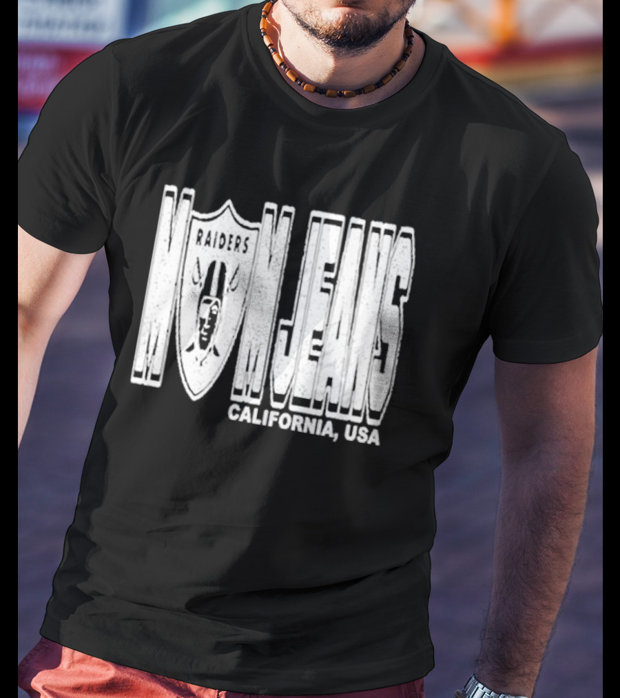 Raiders Mom Jeans California USA T-Shirt