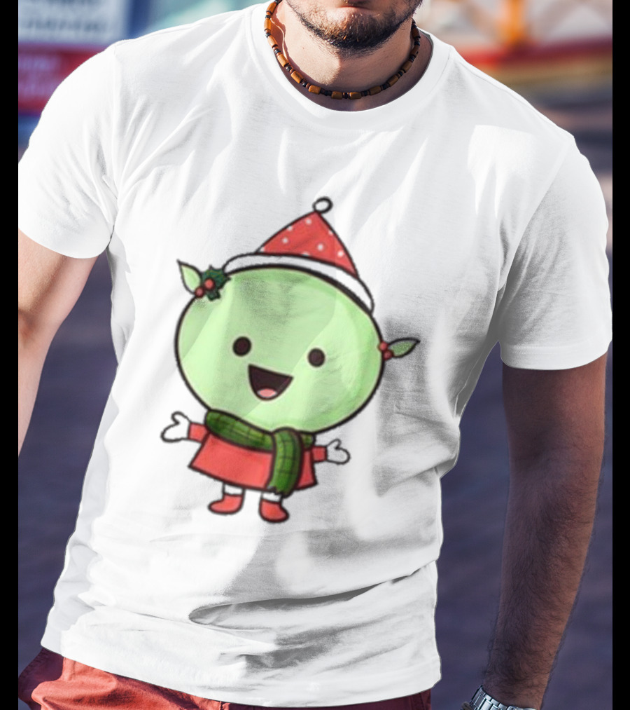 Nanalan Christmas Mona Festive Holiday Character T-Shirt