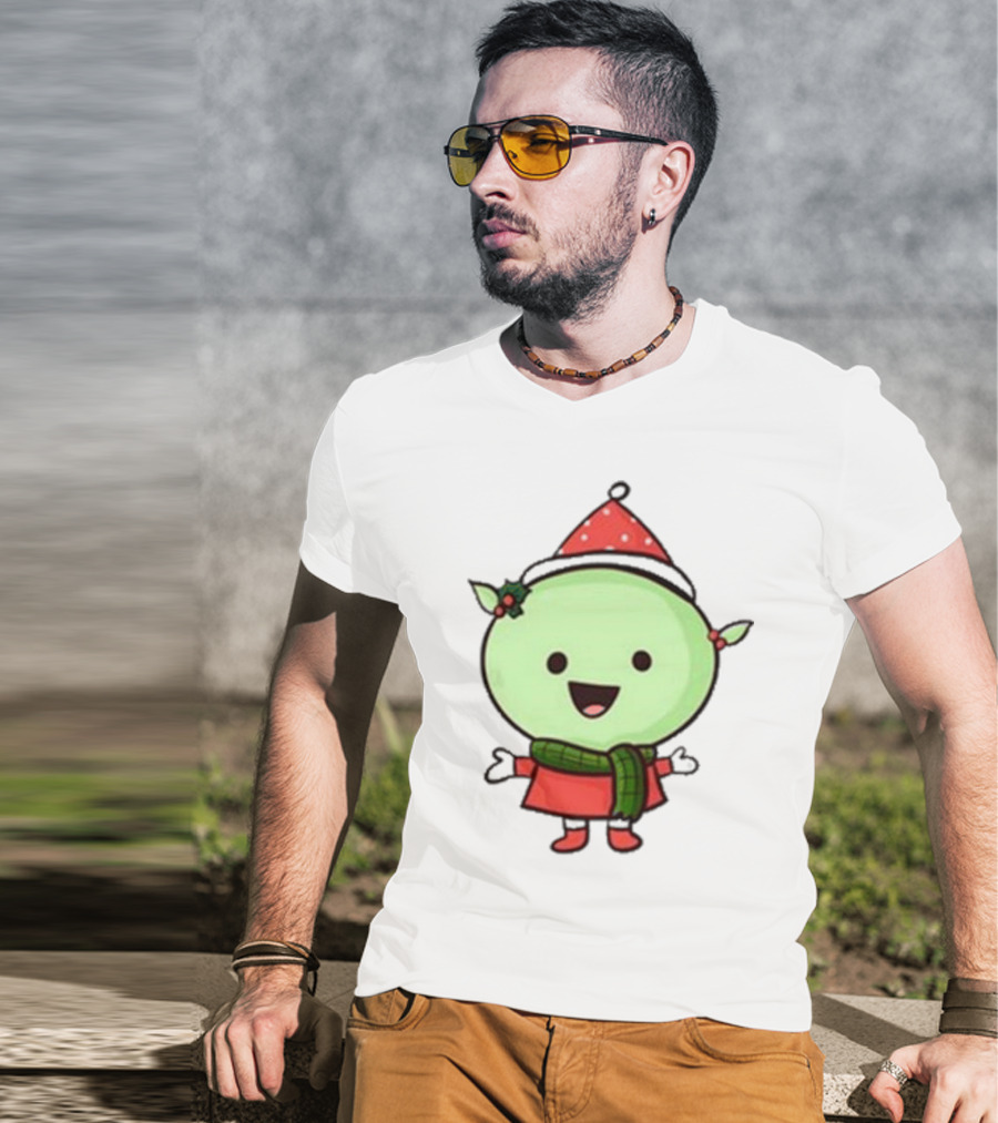 Nanalan Christmas Mona Festive Holiday Character T-Shirt