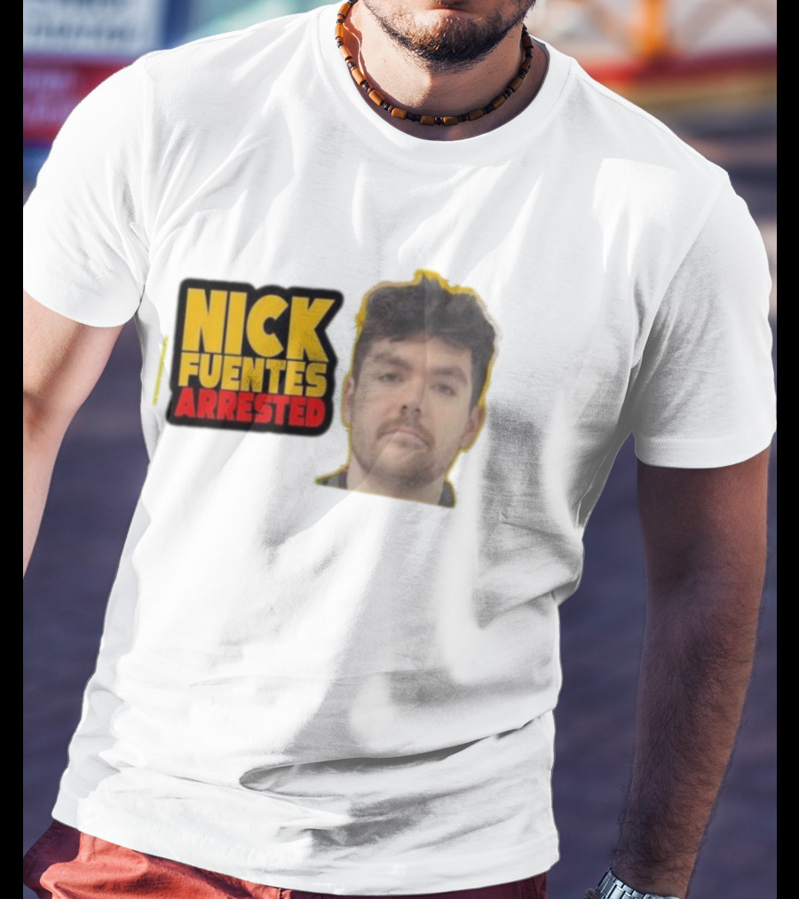 Nick Fuentes Arrested Mugshot T-Shirt