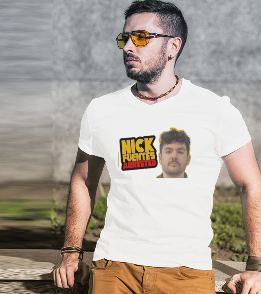 Nick Fuentes Arrested Mugshot T-Shirt