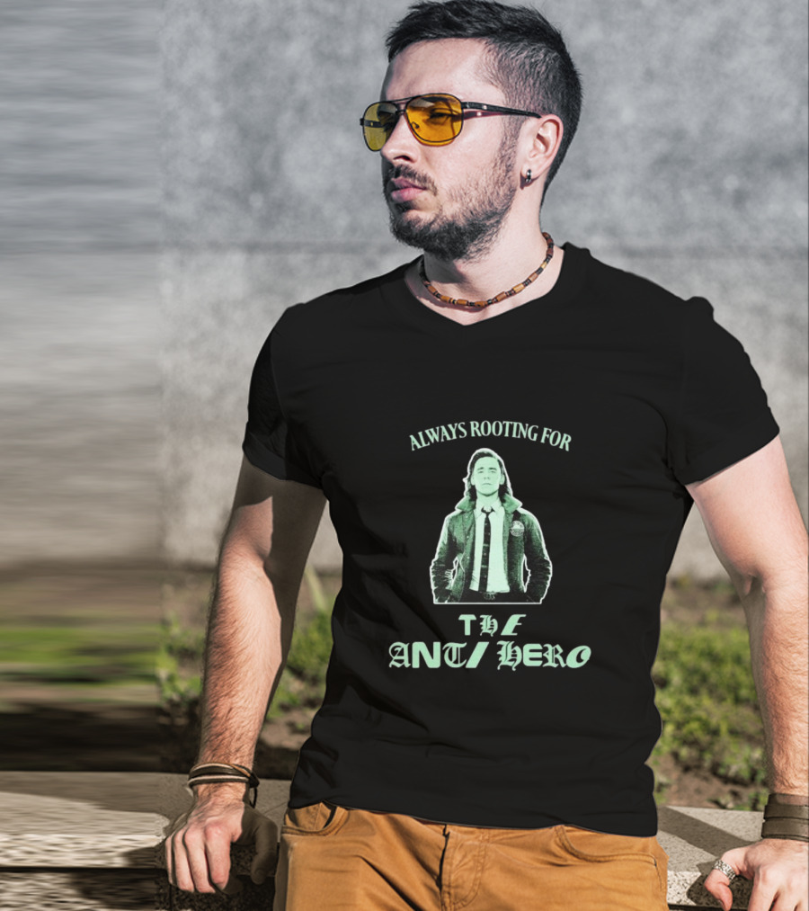 Always Rooting For The Anti Hero Retro Vibe T-Shirt