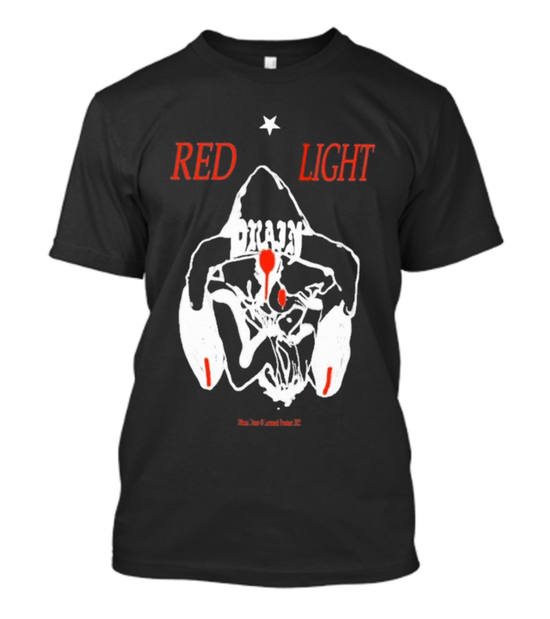 Bladee Drain Gang Red Light Miss Them Crowns Frieza 333 T-Shirt