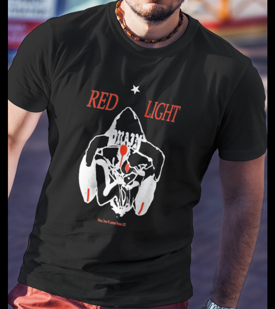Bladee Drain Gang Red Light Miss Them Crowns Frieza 333 T-Shirt