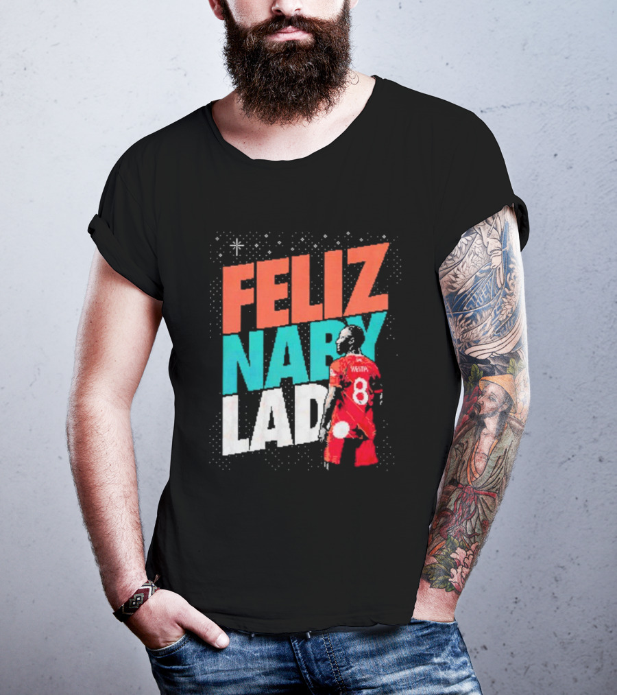 Feliz Naby Lad Liverpool FC Naby Keita Christmas Soccer T-Shirt