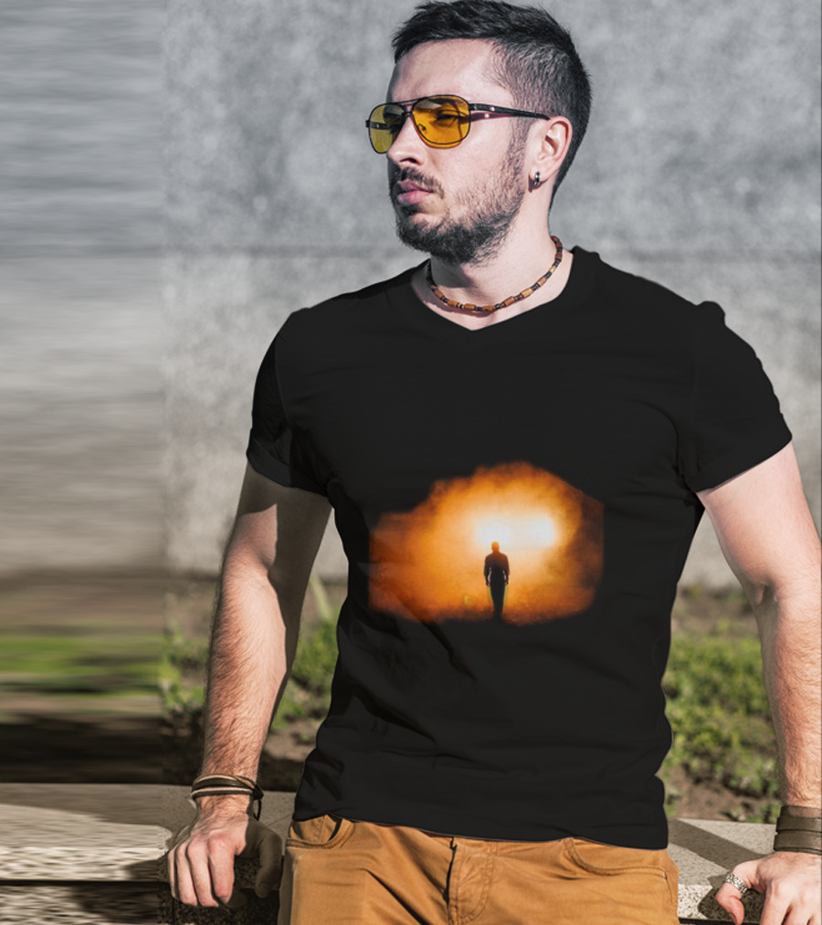Nico Santos Would I Lie To You Silhouette In Fiery Sunset Glow T-Shirt