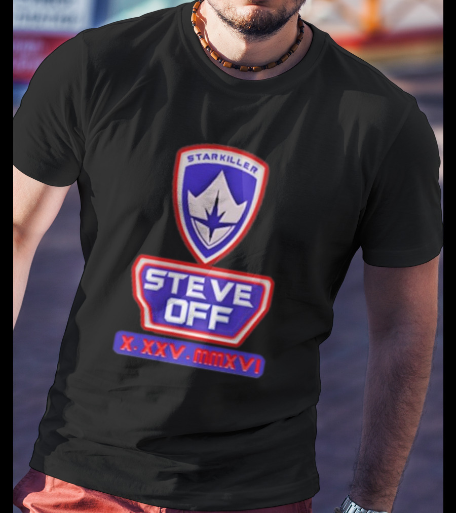 Starkiller Steve Off Shield X.XXV.MMXVI T-Shirt