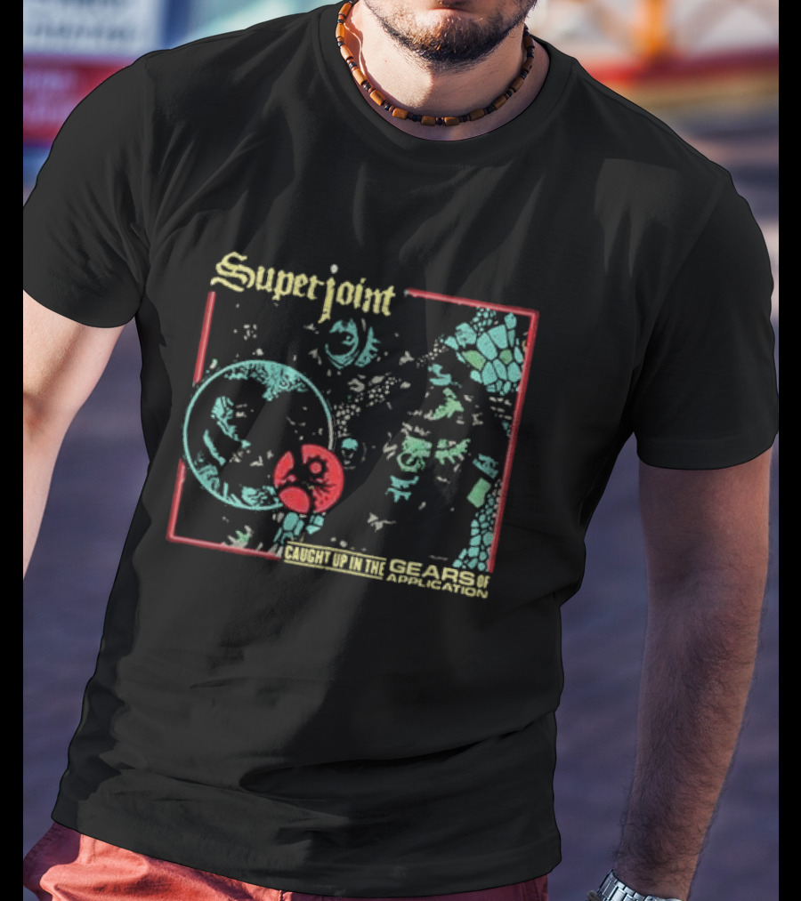 Superjoint Ritual Caught Up In The Gears Of Application Psychedelic Cover T-Shirt