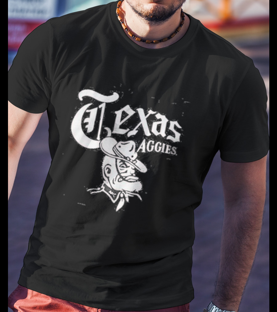 Texas Aggies Retro Cowboy Mascot T-Shirt