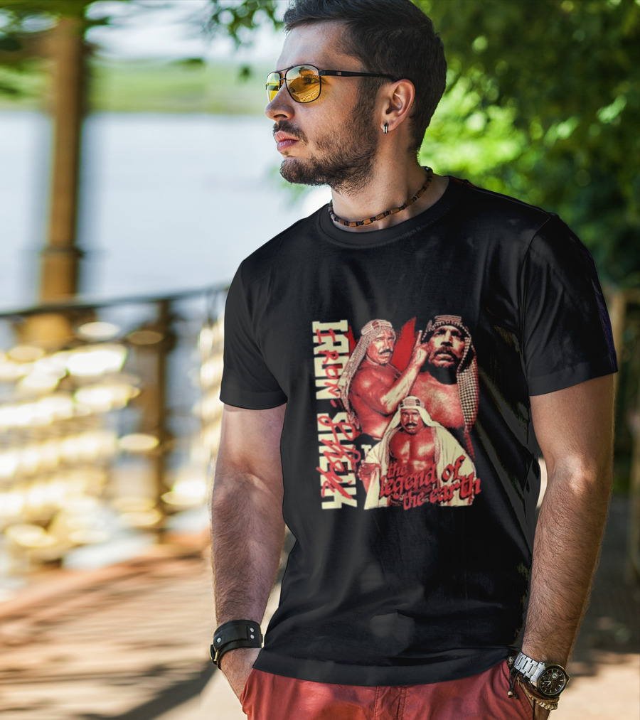 Iron Sheik The Legend Of The Earth Wrestling T-Shirt