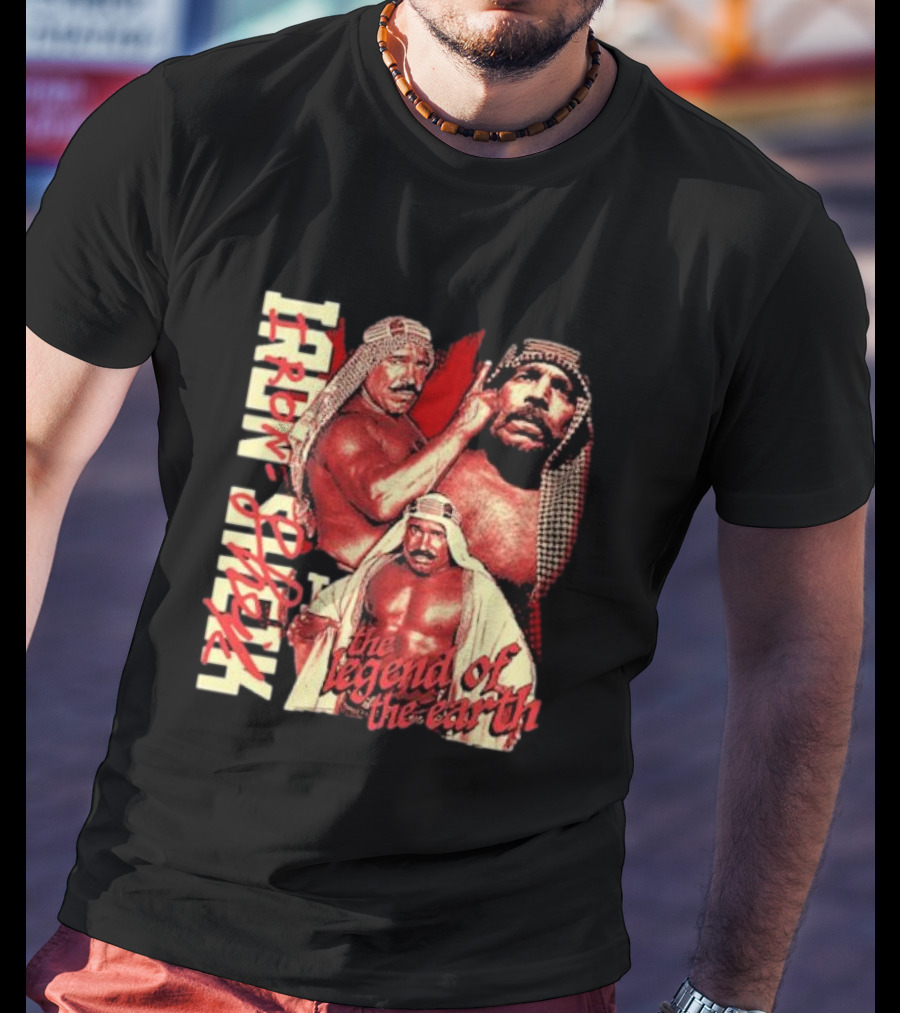 Iron Sheik The Legend Of The Earth Wrestling T-Shirt