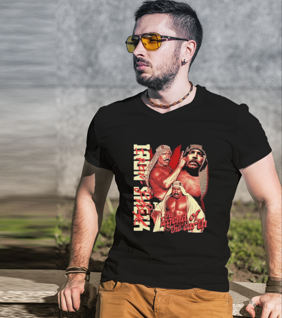 Iron Sheik The Legend Of The Earth Wrestling T-Shirt