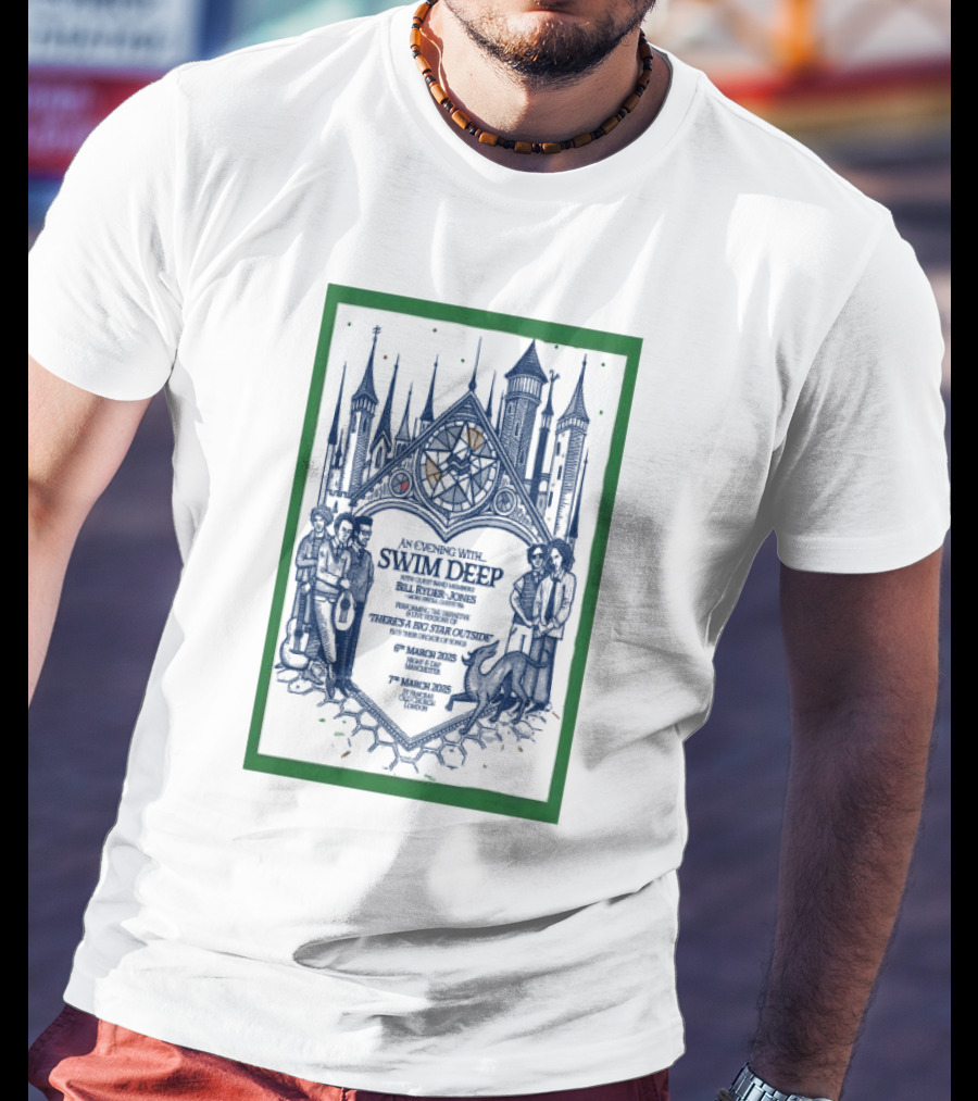 An Evening With Swim Deep Bill Ryder-Jones St Pancras Old Church London 7 March 2025 T-Shirt