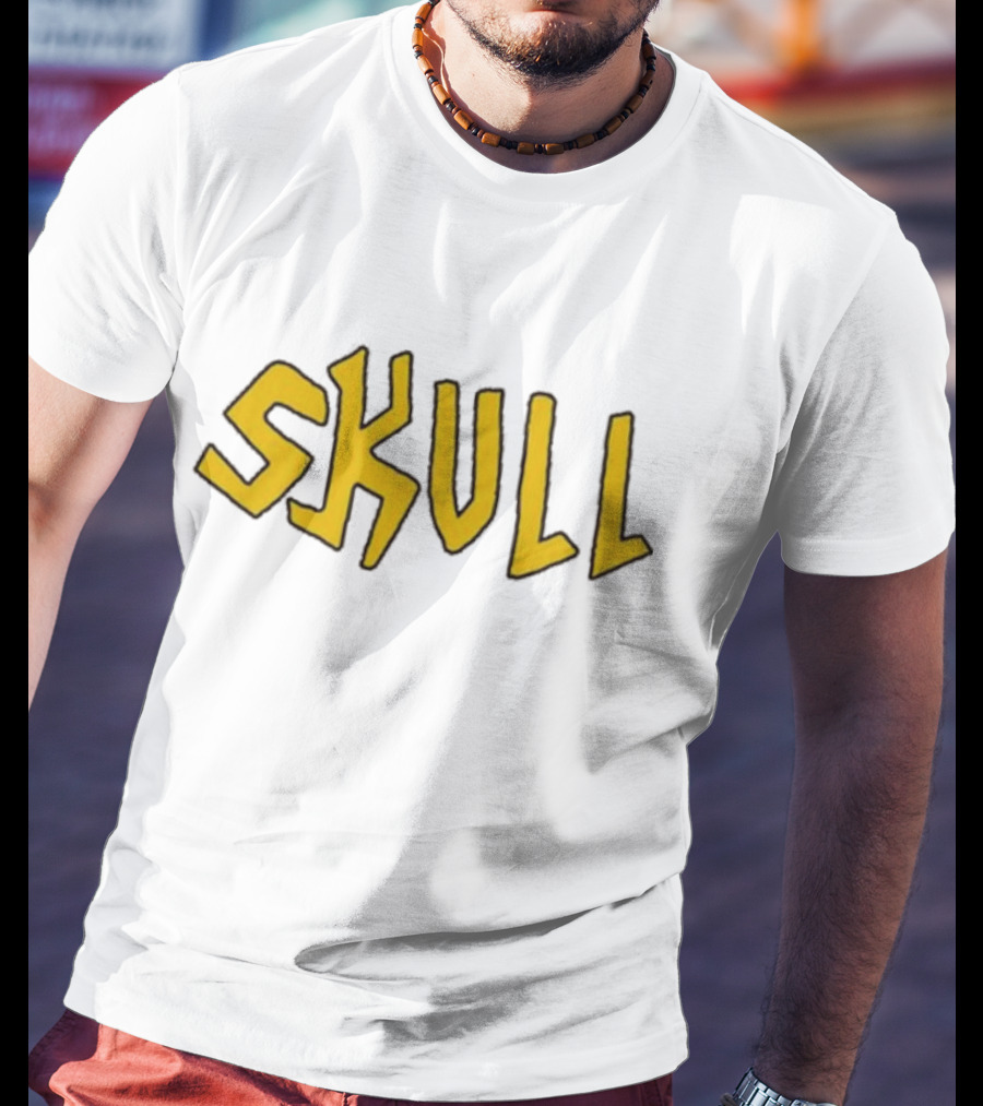 Saturday Night Live Butthead Skull Text T-Shirt