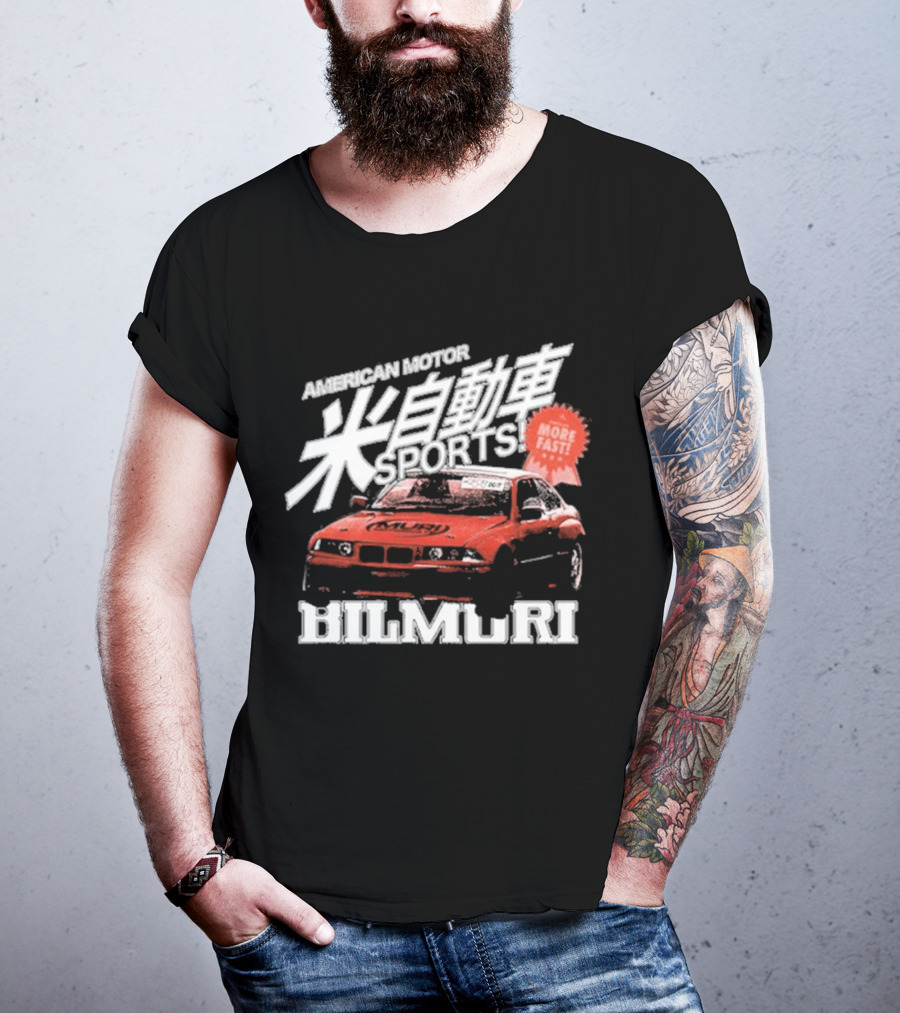 American Motor Bilmuri More Fast Sports Car Racing T-Shirt