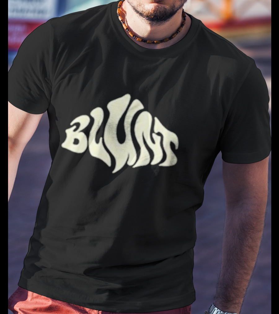Blunt Psychedelic Typography Unknown Valley T-Shirt