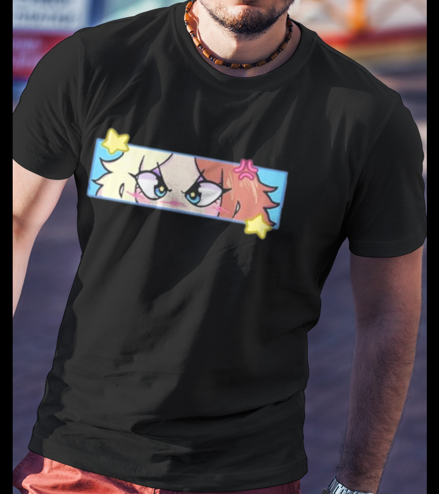 Issbrokie Mean Gin Anime Face Expression T-Shirt