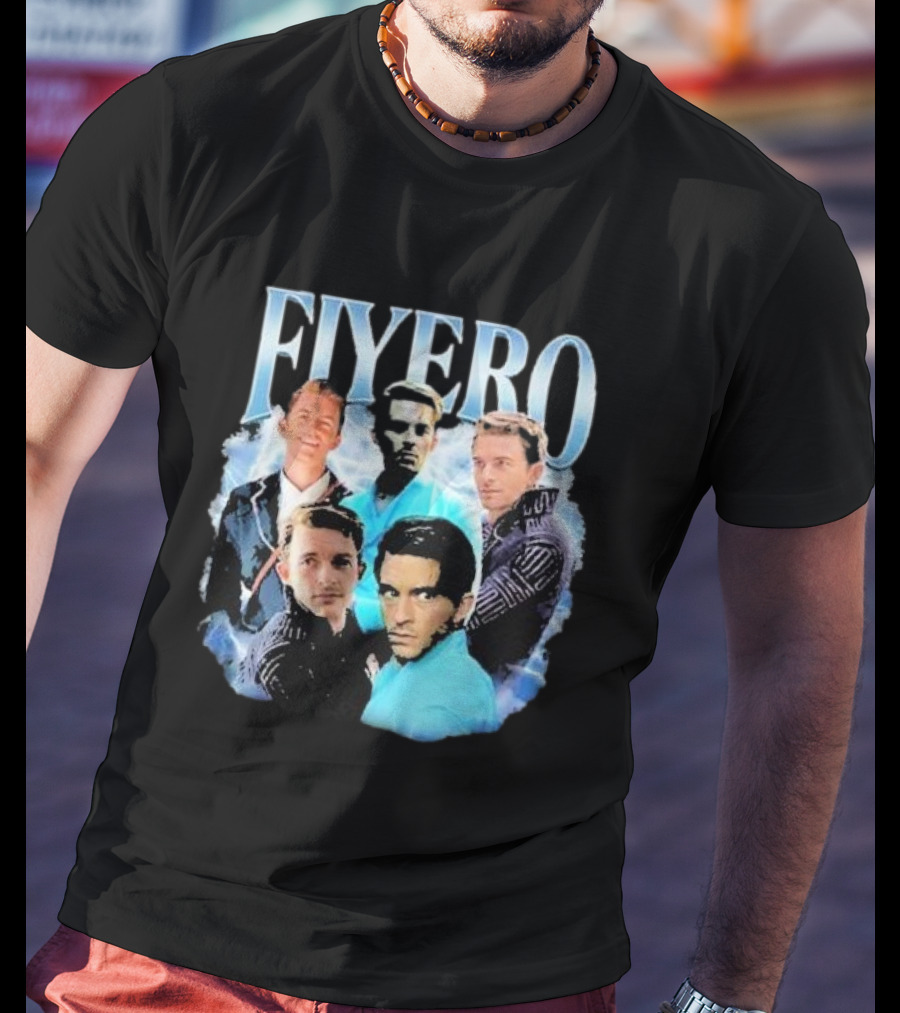 Jonathan Bailey Fiyero Wicked Fans Collage T-Shirt