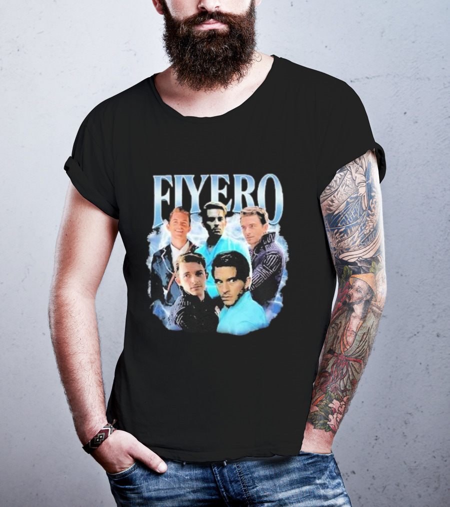 Jonathan Bailey Fiyero Wicked Fans Collage T-Shirt