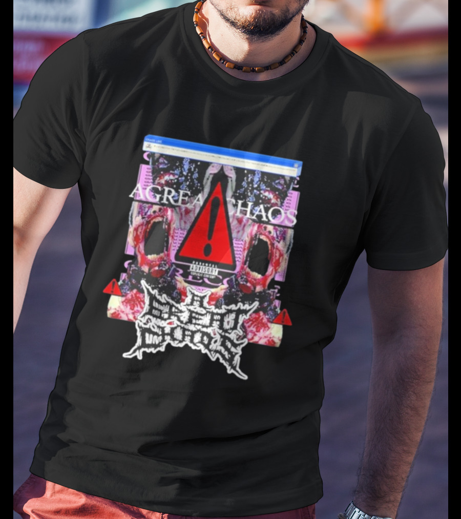 Ken Carson A Great Chaos Pink Error Warning T-Shirt